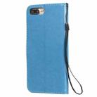 For iPhone 8 Plus / 7 Plus Cat Bee Embossing Pattern Shockproof Horizontal Flip Leather Case with Holder & Card Slots & Wallet(Blue) - 3