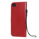 For iPhone SE 2022 / SE 2020 / 8 / 7 Cat Bee Embossing Pattern Shockproof Horizontal Flip Leather Case with Holder & Card Slots & Wallet(Red) - 3