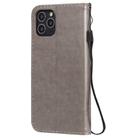 For iPhone 11 Pro Cat Bee Embossing Pattern Shockproof Horizontal Flip Leather Case with Holder & Card Slots & Wallet(Grey) - 3