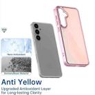 For Samsung Galaxy S25 5G Plating Gradient Discolor Phone Case(Pink) - 3