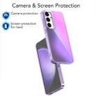 For Samsung Galaxy S24 FE 5G Plating Gradient Discolor Phone Case(Pink) - 2