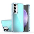 For Samsung Galaxy S24 FE 5G Plating Gradient Discolor Phone Case(Blue) - 1