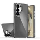 For Samsung Galaxy S24 Ultra 5G Plating Gradient Discolor Phone Case(Black) - 1