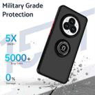For Realme 14 Pro+ Q Shadow 1 Series TPU Hybrid PC Phone Case with Ring(Sky Blue) - 3