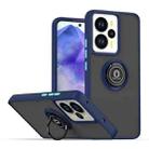 For Realme 14 5G Global Q Shadow 1 Series TPU + PC Phone Case with Ring(Royal Blue) - 1