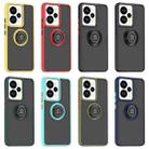 For Realme 14 5G Global Q Shadow 1 Series TPU + PC Phone Case with Ring(Royal Blue) - 2
