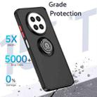 For Realme 12+ 5G / 12 4G Q Shadow 1 Series TPU + PC Phone Case with Ring(Sky Blue) - 2