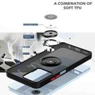 For Realme C30 / C33 Q Shadow 1 Series TPU + PC Phone Case with Ring(Sky Blue) - 3
