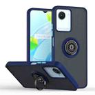 For Realme C30 / C33 Q Shadow 1 Series TPU + PC Phone Case with Ring(Royal Blue) - 1