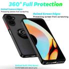 For Realme 10 Pro Q Shadow 1 Series TPU + PC Phone Case with Ring(Army Green) - 2