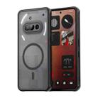 For Nothing Phone 3a Fan Dun Series TPU Hybrid PC Frosted Magsafe Phone Case(Black) - 1