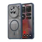 For Nothing Phone 3a Pro Fan Dun Series TPU Hybrid PC Frosted Magsafe Phone Case(Blue) - 1