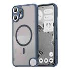 For Nothing CMF Phone 2 Pro Fan Dun Series TPU Hybrid PC Frosted Magsafe Phone Case(Blue) - 1