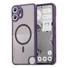 For Nothing CMF Phone 2 Pro Fan Dun Series TPU Hybrid PC Frosted Magsafe Phone Case(Purple) - 1