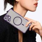 For Nothing CMF Phone 2 Pro Fan Dun Series TPU Hybrid PC Frosted Magsafe Phone Case(Purple) - 3