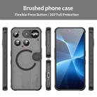 For Nothing Phone 3 Fan Dun Series TPU Hybrid PC Frosted Magsafe Phone Case(Black) - 2