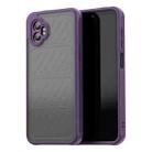 For Samsung Galaxy XCover7 Pro Fan Dun Series TPU Hybrid PC Frosted Phone Case(Purple) - 1