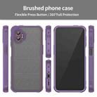 For Samsung Galaxy XCover7 Pro Fan Dun Series TPU Hybrid PC Frosted Phone Case(Purple) - 2