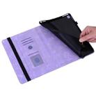 For iPad 2025 / 2022 Love Hearts Embossed Leather Smart Tablet Case(Purple) - 3
