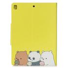 For iPad 9.7 (2018) / 9.7 (2017) Painted Pattern Horizontal Flip Leather Case with Holder & Card Slots & Wallet(Bear family) - 2