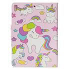 For iPad 9.7 (2018) / 9.7 (2017) Painted Pattern Horizontal Flip Leather Case with Holder & Card Slots & Wallet(Unicorn Family) - 3