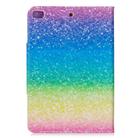 For iPad Mini / Mini 2 / Mini 3 / Mini 4  Painted Pattern Horizontal Flip Leather Case with Holder & Card Slots & Wallet(Rainbow Sand) - 2