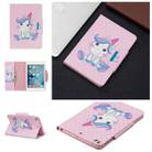 For iPad Mini / Mini 2 / Mini 3 / Mini 4  Painted Pattern Horizontal Flip Leather Case with Holder & Card Slots & Wallet(Unicorn) - 1