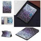 For iPad Mini (2019) Painted Pattern Horizontal Flip Leather Case with Holder & Card Slots & Wallet(Gradient Black Sand) - 1