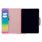For iPad Pro 11 (2020) Painted Pattern Horizontal Flip Leather Tablet Case with Holder & Card Slots & Wallet(Rainbow Sand) - 3