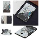 For Samsung Galaxy Tab A 8.0 (2018) / T387 Painted Pattern Horizontal Flip Leather Case with Holder & Card Slots & Wallet(Sun Flower Marble) - 1