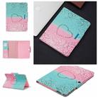 For Samsung Galaxy Tab 4 10.1 / T530 Painted Pattern Horizontal Flip Leather Case with Holder & Card Slots & Wallet(Two-color Love Sand) - 1