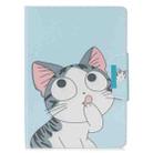 For Samsung Galaxy Tab A 9.7 / T550 Painted Pattern Horizontal Flip Leather Case with Holder & Card Slots & Wallet(Cat) - 2