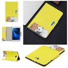 For Samsung Galaxy Tab A 10.1 (2016) / T580 Painted Pattern Horizontal Flip Leather Case with Holder & Card Slots & Wallet(Bear family) - 1