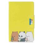 For Samsung Galaxy Tab A 10.1 (2016) / T580 Painted Pattern Horizontal Flip Leather Case with Holder & Card Slots & Wallet(Bear family) - 2