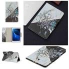 For Samsung Galaxy Tab A 10.1 (2016) / T580 Painted Pattern Horizontal Flip Leather Case with Holder & Card Slots & Wallet(Sun Flower Marble) - 1