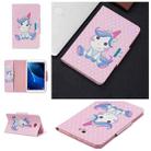 For Samsung Galaxy Tab A 10.1 (2016) / T580 Painted Pattern Horizontal Flip Leather Case with Holder & Card Slots & Wallet(Unicorn) - 1