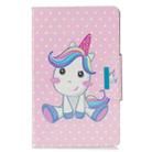 For Samsung Galaxy Tab A 10.1 (2016) / T580 Painted Pattern Horizontal Flip Leather Case with Holder & Card Slots & Wallet(Unicorn) - 2
