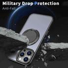For iPhone 16 Pro 360-degree Rotating MagSafe Magnetic Holder Phone Case(Black) - 3