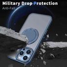 For iPhone 16 Pro 360-degree Rotating MagSafe Magnetic Holder Phone Case(Blue) - 3