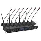 YT8 Wireless 8 Channel UHF Handheld Microphone for Stage Show 8 Gooseneck Microphones - 1