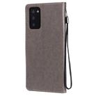 For Samsung Galaxy Note 20 Cat Bee Embossing Pattern Shockproof Horizontal Flip Leather Case with Holder & Card Slots & Wallet(Grey) - 3