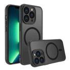 For iPhone 13 Pro Four Corners Shockproof MagSafe PC Hybrid TPU Phone Case(Black) - 1