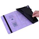 For Samsung Galaxy Tab A 9.7 T550 Love Hearts Embossed Leather Smart Tablet Case(Purple) - 3