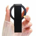 Leather Wristband Strong Magnetic Phone Holder(Black) - 1