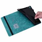 For Samsung Galaxy Tab S2 9.7 Love Hearts Embossed Leather Tablet Case(Green) - 3