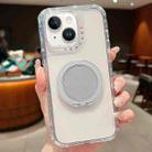 For iPhone 14 Dreamland Transparent MagSafe Holder Phone Case(Grey) - 1