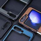 For Samsung Galaxy Z Flip6 5G Diamond Pattern MagSafe Magnetic Folding Phone Case(Black) - 3