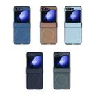 For Samsung Galaxy Z Flip6 5G Diamond Pattern MagSafe Magnetic Folding Phone Case(Sky Blue) - 2