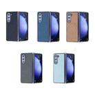 For Samsung Galaxy Z Fold6 5G Diamond Pattern MagSafe Magnetic Folding Phone Case(Gold) - 2