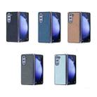 For Samsung Galaxy Z Fold5 5G Diamond Pattern MagSafe Magnetic Folding Phone Case(Dark Green) - 2